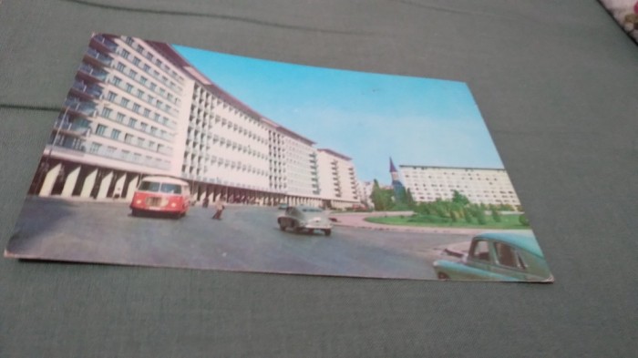 CARTE POSTALA BUCURESTI -VEDERE DIN PIATA PALATULUI RPR CIRCULATA