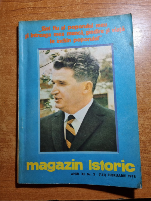 Revista Magazin Istoric - februarie 1978