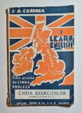 I Learn English &ndash; Cheia exercițiilor, Aut. J.-A. Candrea, Ed. Socec, București
