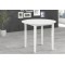 Masa living si bucatarie Sophia, blat MDF, rotunda, structura lemn masiv, 4 persoane, 90x74 cm, alb