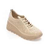 Pantofi sport GRYXX bej, 210520, din piele naturala