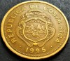 Moneda exotica 100 COLONES - COSTA RICA, anul 1995 * cod 1261, America Centrala si de Sud