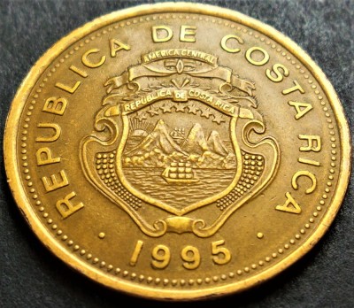 Moneda exotica 100 COLONES - COSTA RICA, anul 1995 * cod 1261 foto