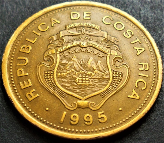 Moneda exotica 100 COLONES - COSTA RICA, anul 1995 * cod 1261