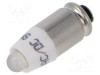 Lampă LED albă 6V DC EAO, 1 diodă, 900mcd, 16mm