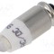 Lampă LED albă 6V DC EAO, 1 diodă, 900mcd, 16mm
