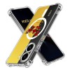 Husa antisoc pentru xiaomi poco x7 pro - airbag tpu, col&Egrave;uri ranforsate- butterfly rosu