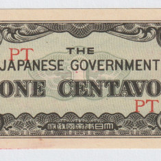 Filipine, One Centavo 1942_Ocupație japoneză_a UNC_serie liniara PT