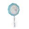 Pinata Rotundă, Imprimeu Happy Birthday, Albastru, 44x11cm