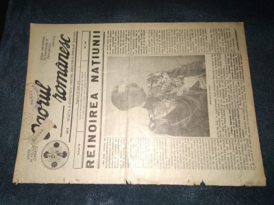 REVISTA OGORUL ROMANESC 30 IUNIE 1940 foto