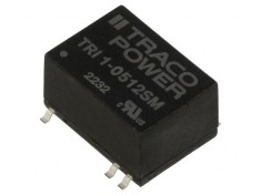 Convertor DC/DC 1W 5V-12V 84mA SMD14 TRI 1-0512SM