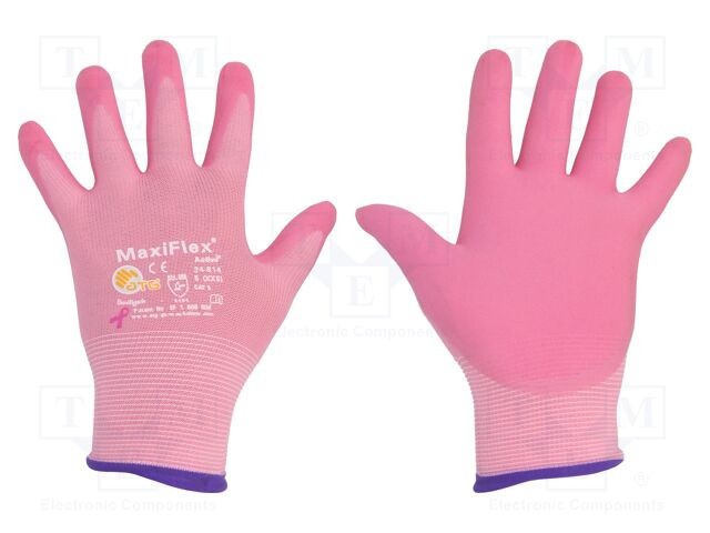 Mănuşi de protecţie ATG MaxiFlex&reg; Active&trade; Dimensiune 5 roz