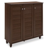 Cumpara ieftin Dulap pantofi SANT&Omicron; 16 perechi culoarea nuc 89.5x34.5x91.5cm