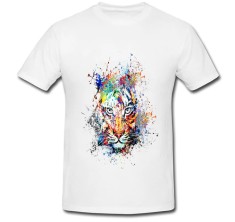 Tricou &amp;quot; Tiger abstract &amp;quot; foto