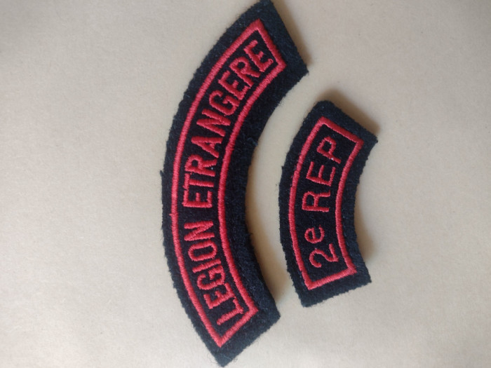 Patch ( embleme) Legiunea Straina red ( misiuni de război)