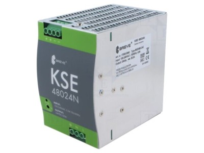 Alimentator pulsatoriu BREVE TUFVASSONS 480W 24VDC 20A pentru şină DIN IP20 foto