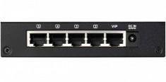 ASUS, Switch GX-U1051, 5 porturi RJ-45 10/100/1000Mbps, Auto MDI/MDIX, wireless standard: IEEE 802.3x Flow Control, IEEE 802.1p Priority Queuing, MAC foto