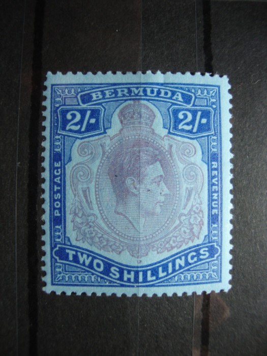 BERMUDA 2 SH. 1938 GEORGE VI MH