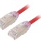 Patch Cord F/UTP 6a LSZH Roșu 3m