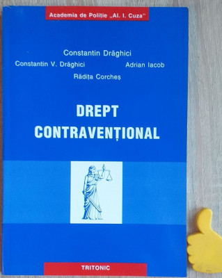 Drept contraventional Constantin Draghici Adrian Iacob foto