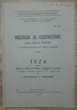 Incercari de vaccinatiune contra holerei pasarilor/ 1936