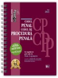 Codul penal și Codul de procedură penală. Mai 2025 - Ediție spiralată - Paperback brosat - Dan Lupaşcu - Universul Juridic