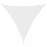 Cumpara ieftin Parasolar, alb, 5x5x5 m, tesatura oxford, triunghiular
