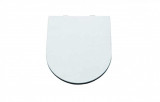 Gala marina Capac WC cu soft-close, alb, 45 x 6 x 38 cm - RESIGILAT