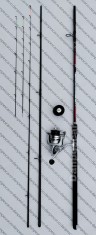 SET FEEDER Lanseta DIAMANT ZHJ 3,30m + Mulineta FL VENETO XF5000 Long Cast foto
