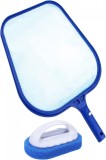 Set perie si mincioc pentru curatarea piscinii Ropniik, plastic/panza/burete, alb/albastru