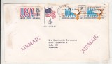 bnk fil Plic circulat SUA - Romania 1975