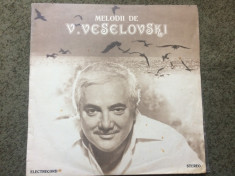 melodii de vasile veselovski disc vinyl lp compilatie muzica usoara EDE 01785 foto