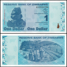 = ZIMBABWE - 1 DOLLAR - 2009 - UNC = foto