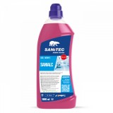 Detergent concentrat cu alcool pentru suprafete dure cu solvent cu uscare rapida SANIALC 1 litru, Sanitec 1426N-S