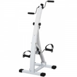 Bicicleta fitness, cu pedale, reglabila, cu 6 niveluri, HOMCOM Pedale Picioare si Brate Manual | Aosom Romania