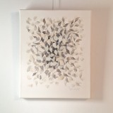 Bogdan Tanase Marinescu - Abstractie grafica, acrilic/panza, 2025