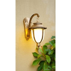 Felinar modern/ vintage exterior , pe perete, bronz, dulie E27 max 60w 220V