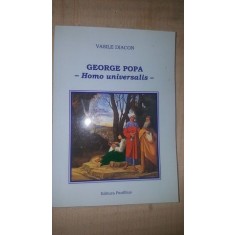 George Popa, homo universalis- Vasile Diacon