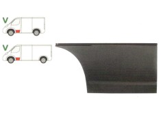 Panou reparatie usa VW TRANSPORTER (T4)/CARAVELLE/MULTIVAN, 07.1990-.2003 model Scurt/Mijlociu, partea stanga, parte inferioara, usa fata, cu 2 nervu