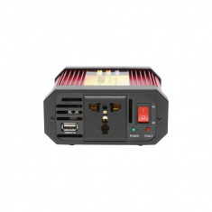 Invertor tensiune de la 12V la 220V 300W cu protectie + USB