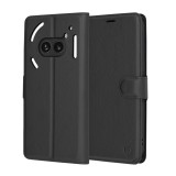 Techsuit - Leather Folio - Nothing Phone (2a) / (2a) Plus - Black