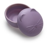 Melii Silicone Bowl with Lid caserolă de m&acirc;ncare Cat 350 ml