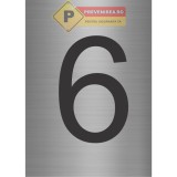 Indicatoare din aluminiu numarul 6