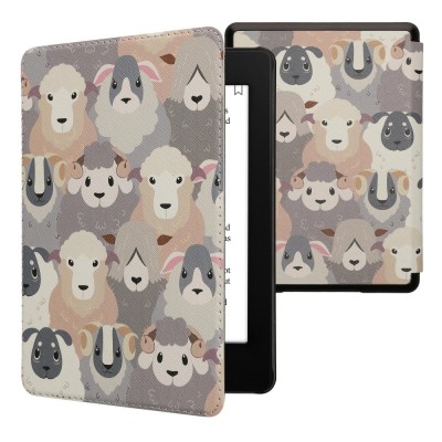 Husa Kwmobile pentru Amazon Kindle Paperwhite 11, Multicolor, Piele ecologica, KWM000017FL023C foto