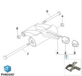 Cumpara ieftin Bascula (suport cadru) motor originala Gilera Runner Pure Jet - Runner SP - Piaggio NRG Power DD - DT - Power Pure Jet (02-18) 2T 50cc