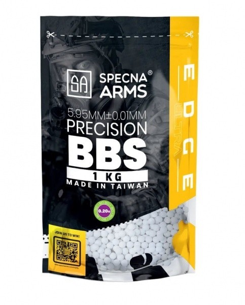 EDGE ULTRA 0.20g precision BBs - 1 kg - white [Specna Arms]