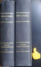 Biblia sacra Vetus testamentus 2 volume foto