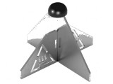 Suport PCB metal 34mm Pack of 3