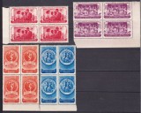 ROMANIA 1953 LP 346 AL IV-LEA FESTIVAL AL TINERETULUI SI STUDENTILOR BLOCURI MNH