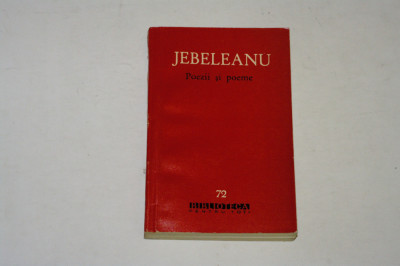 Poezii si poeme - Jebeleanu - bpt - 1961 foto
